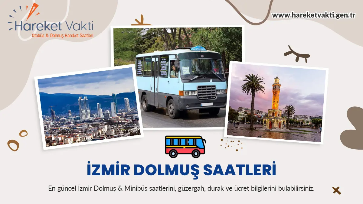 izmir dolmus saatler kapak