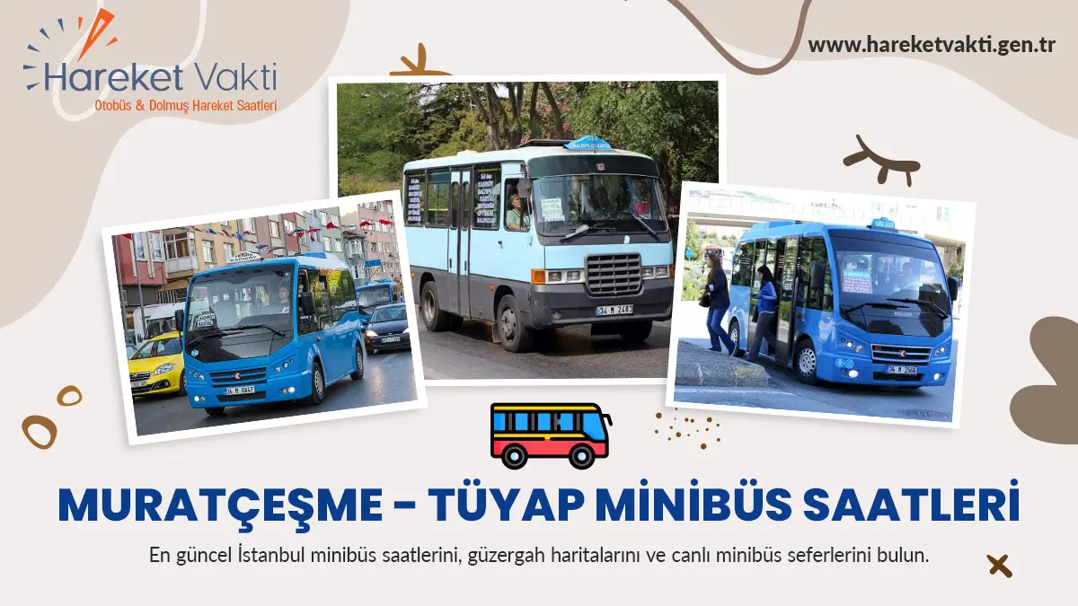 muratcesme tuyap minibus saatleri