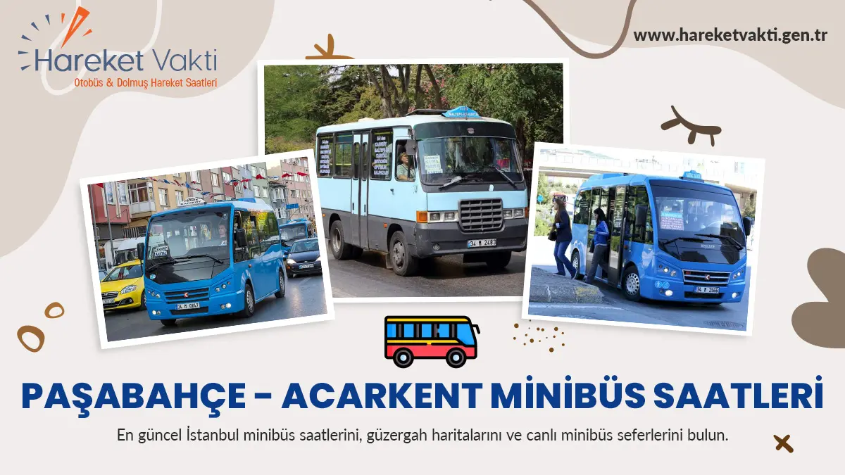 pasabahce acarkent minibus saatleri